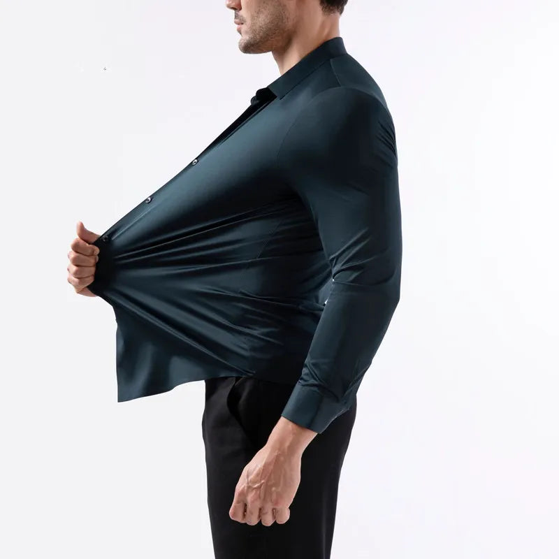 Elastic Long Sleeve Shirt