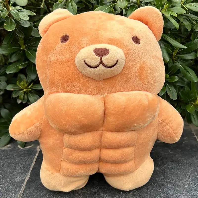Cute Muscle Body Teddy Bear