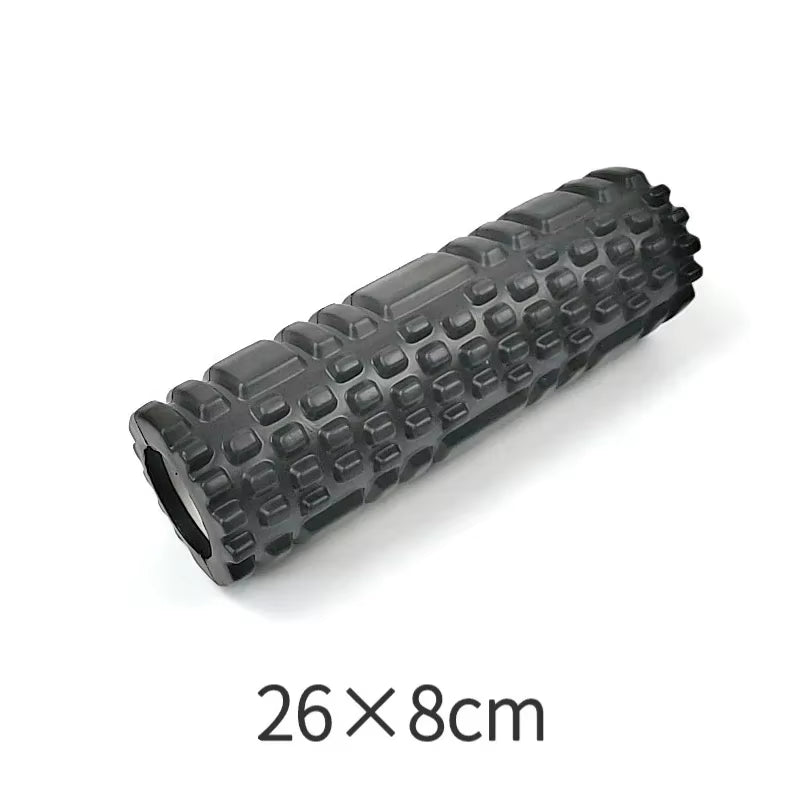 Hollow Foam Massage Roller - Yoga Fitness Column for Muscle Relaxation & Exercise Support, Training Companion