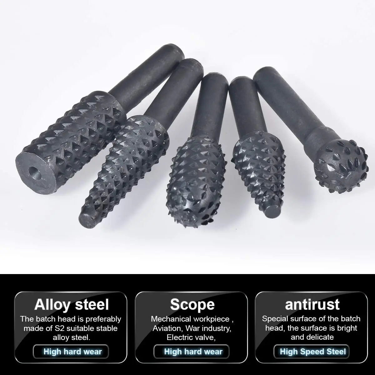 Drill Bit Set 1/4'' 6mm Shank Rotary Cutting Tools