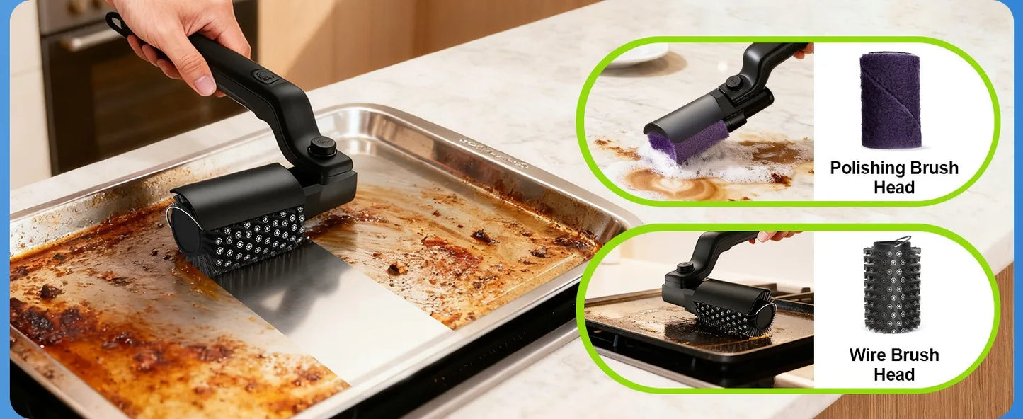 Electric Kitchen Grill Brush