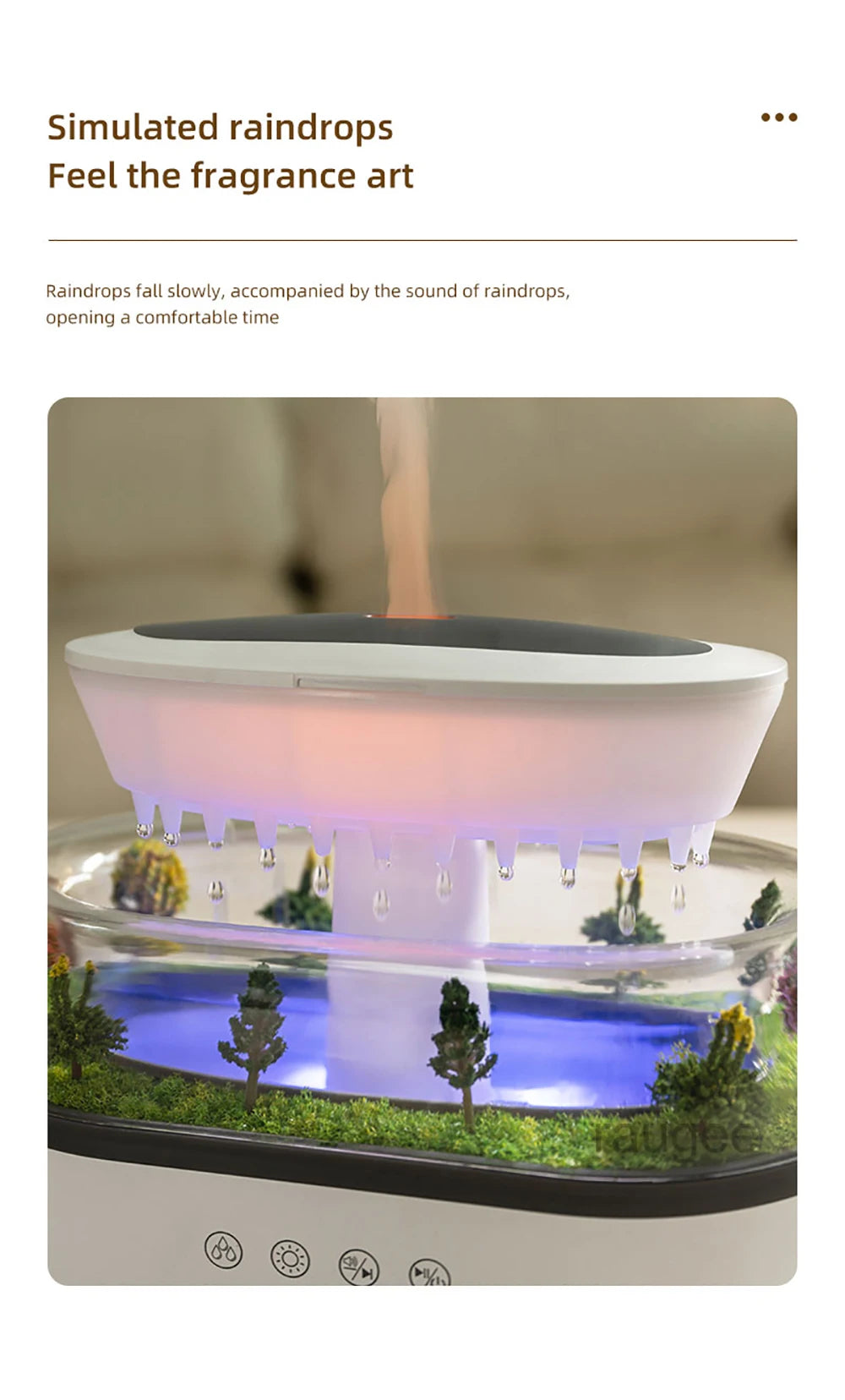 Aroma Humidifier Raindrop