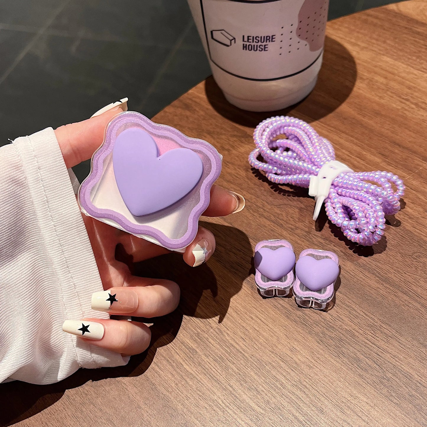 Love Heart Silicone Charger Cable