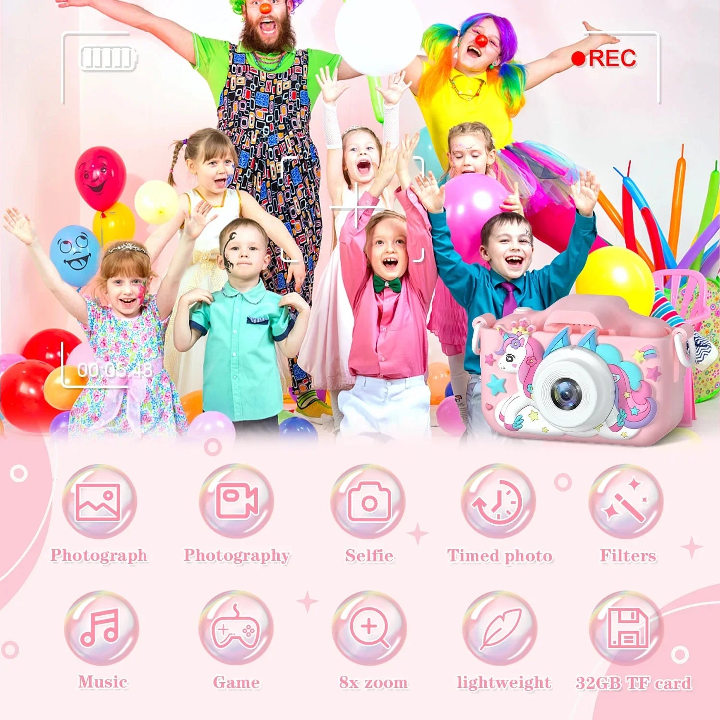 Children Camera HD 1080P