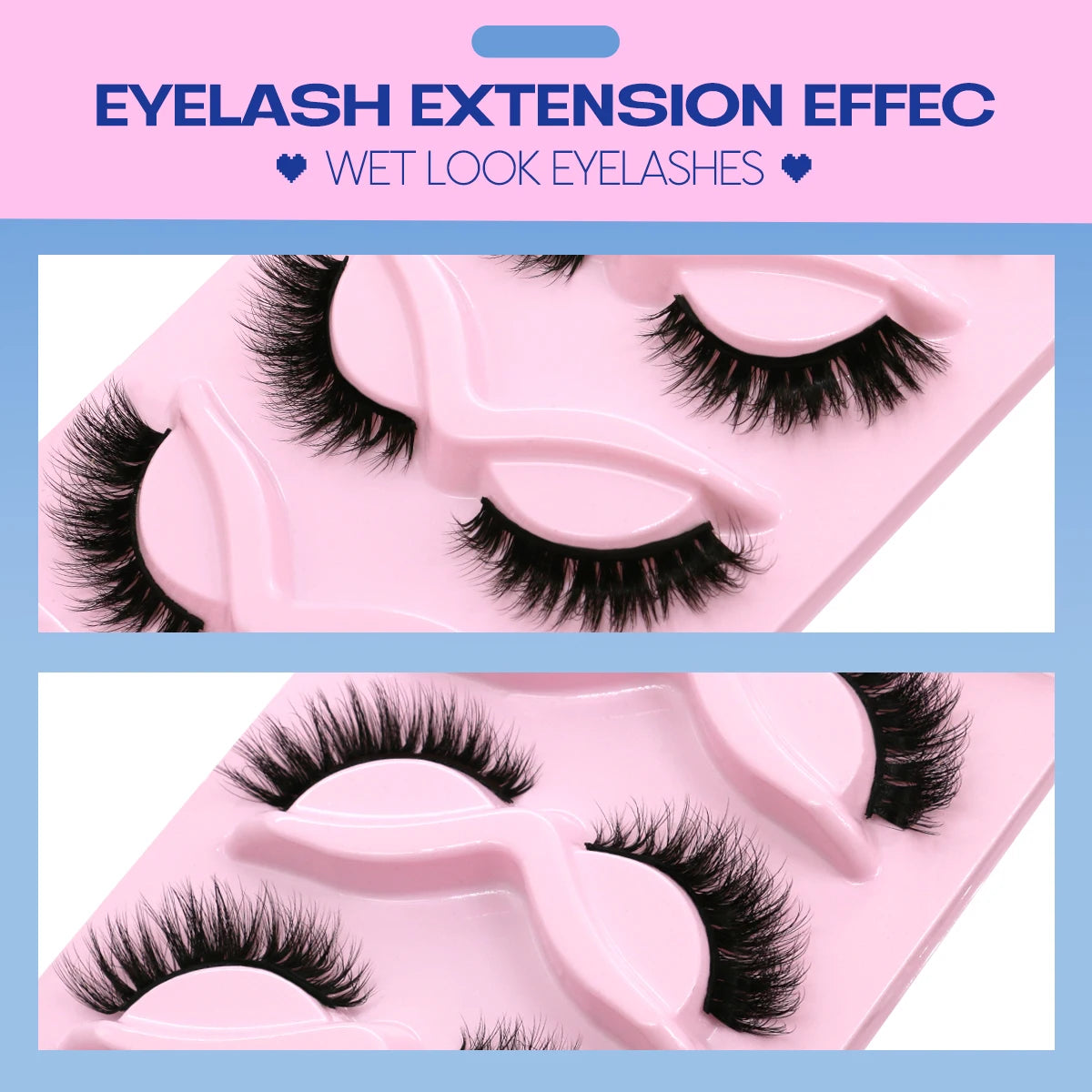 GROINNEYA Cat Eye Lashes
