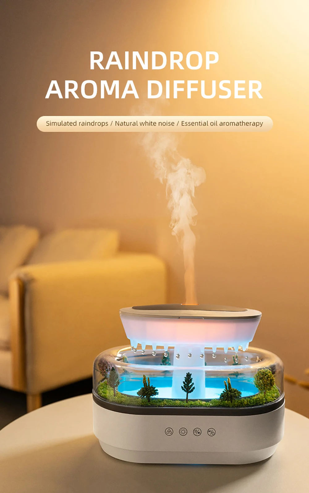 Aroma Humidifier Raindrop
