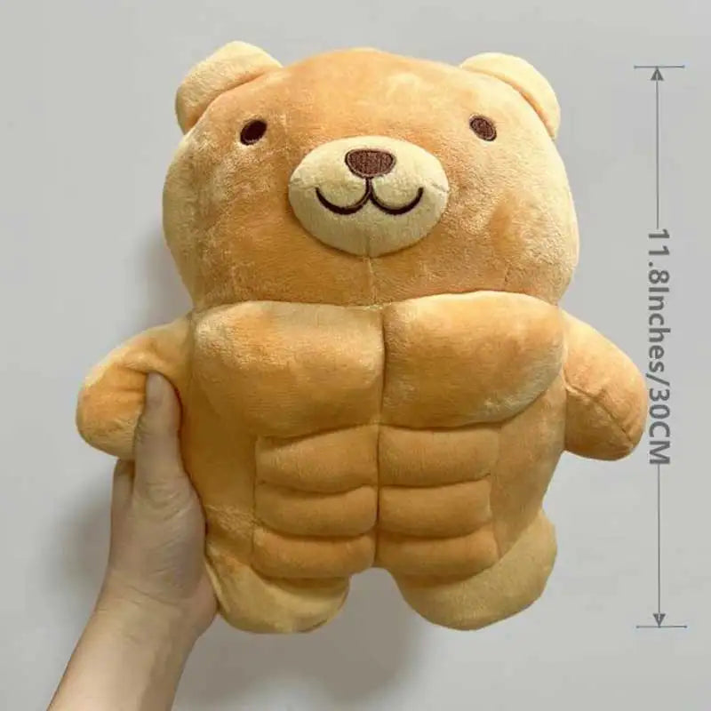 Cute Muscle Body Teddy Bear
