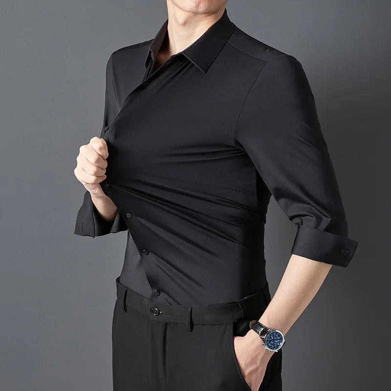 Elastic Long Sleeve Shirt