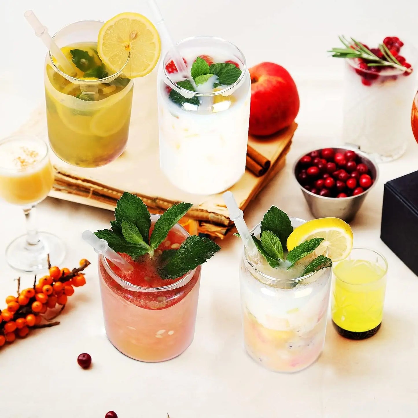 Rainbow Drinking Glasses
