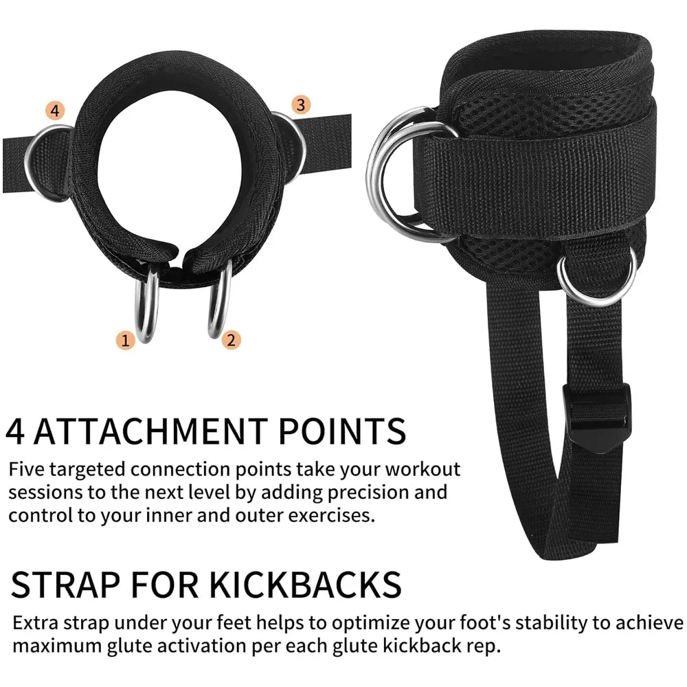 New Ankle Straps for Cable Machines Kickbacks