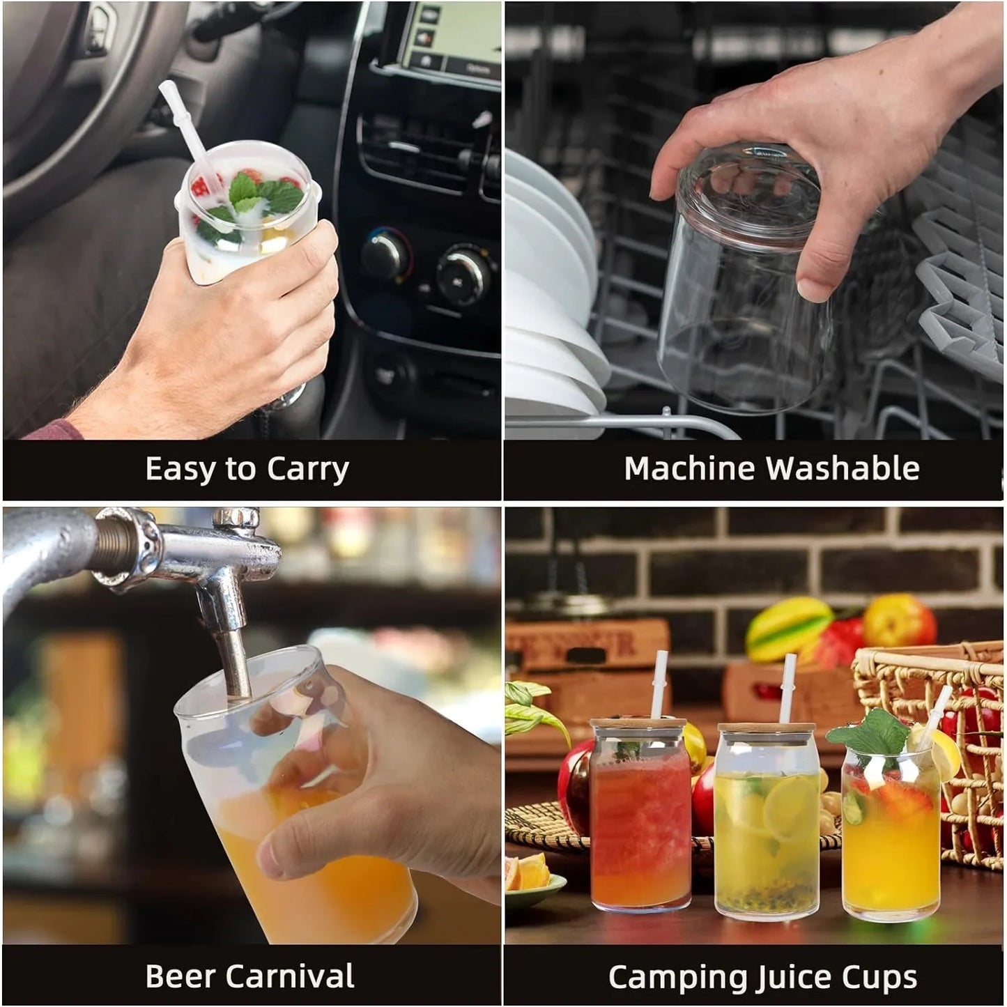 Rainbow Drinking Glasses