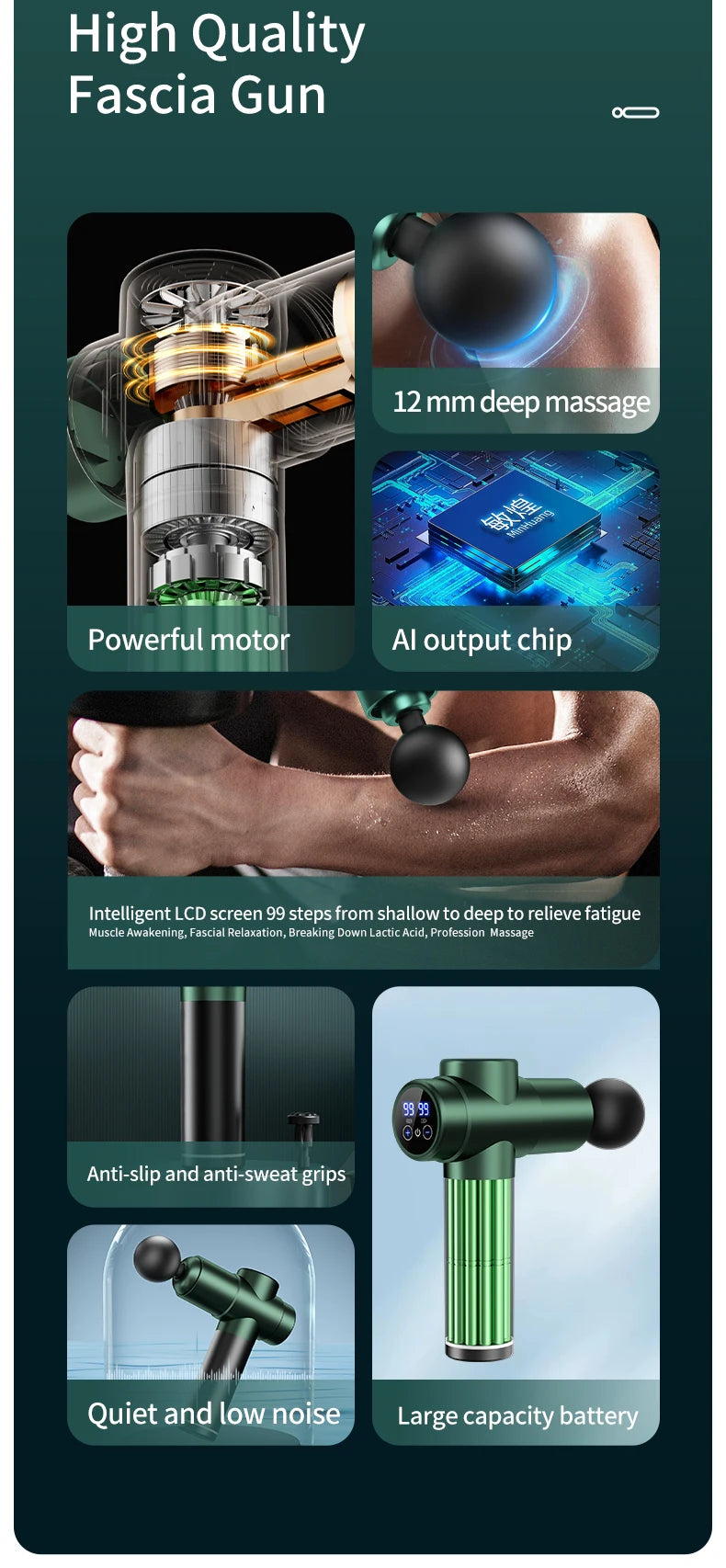 Deep Tissue Massage Gun