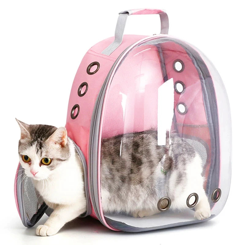 Pet Carrier Backpack Bubble Design