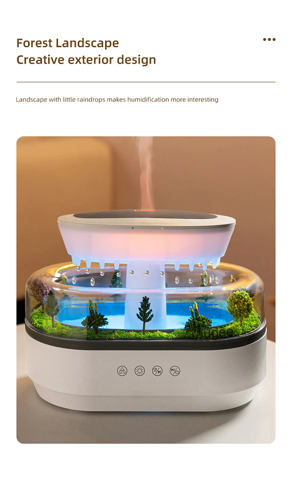 Aroma Humidifier Raindrop