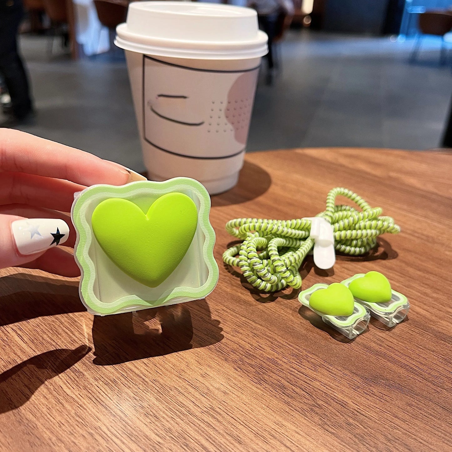 Love Heart Silicone Charger Cable