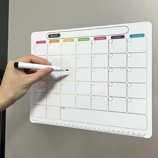 Magnetic calendar sticker