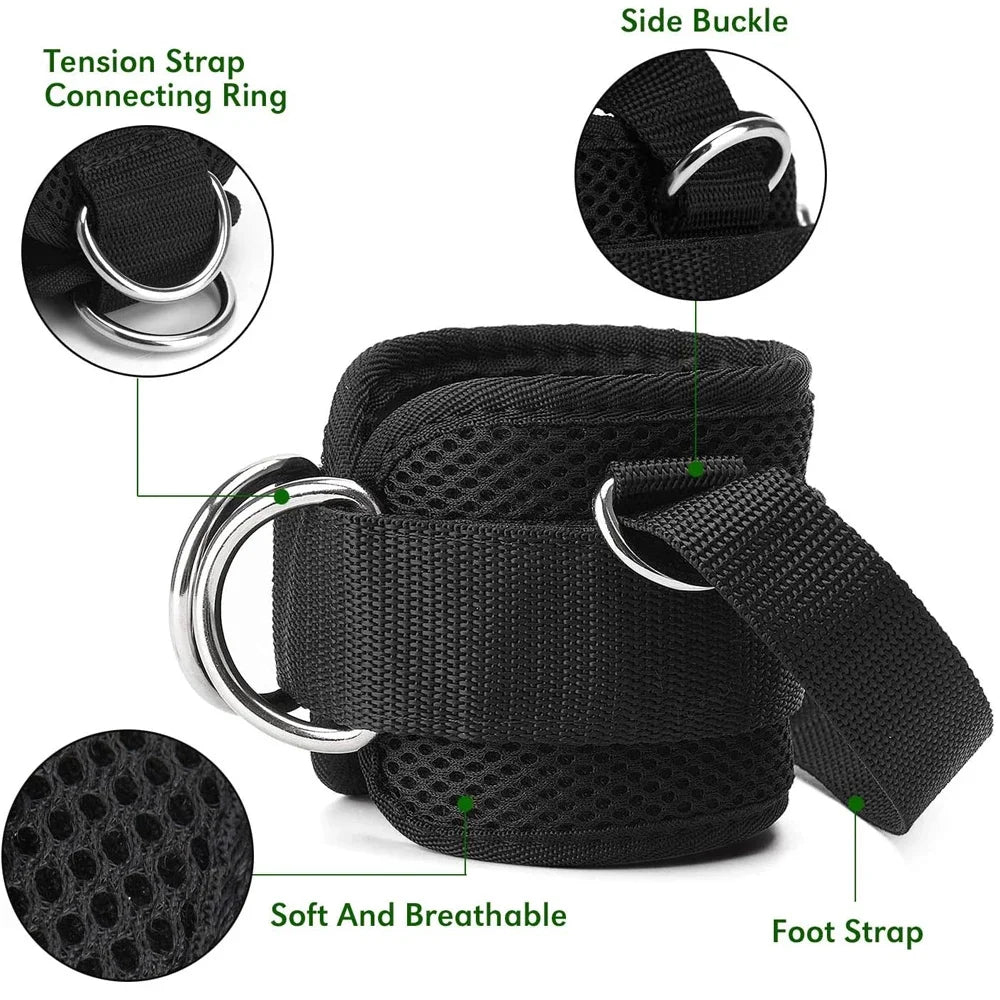 New Ankle Straps for Cable Machines Kickbacks