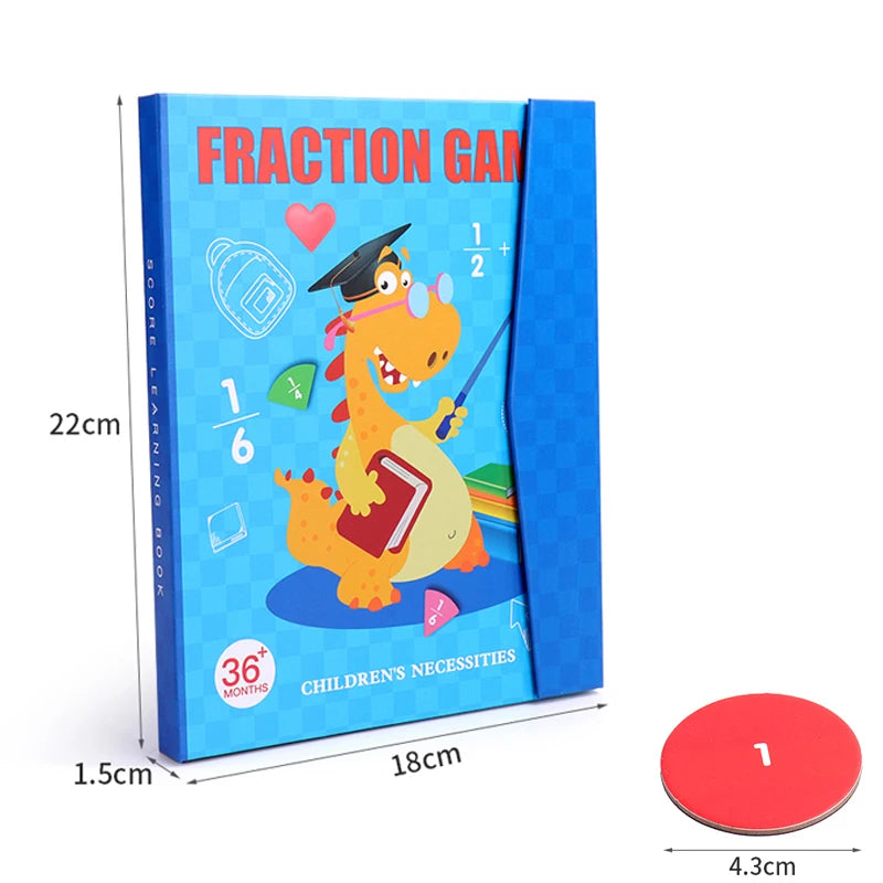 Math Mastery Magnetic Fraction Puzzles