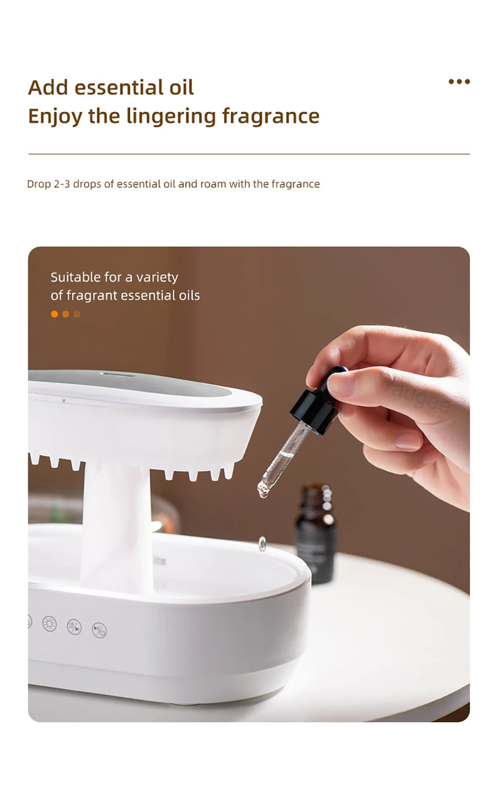 Aroma Humidifier Raindrop
