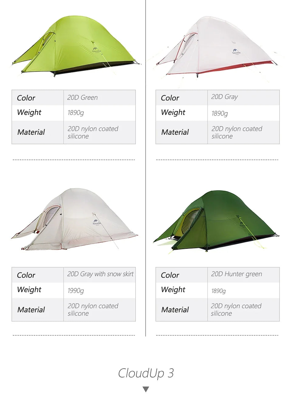 Naturehike Cloud Up Tent