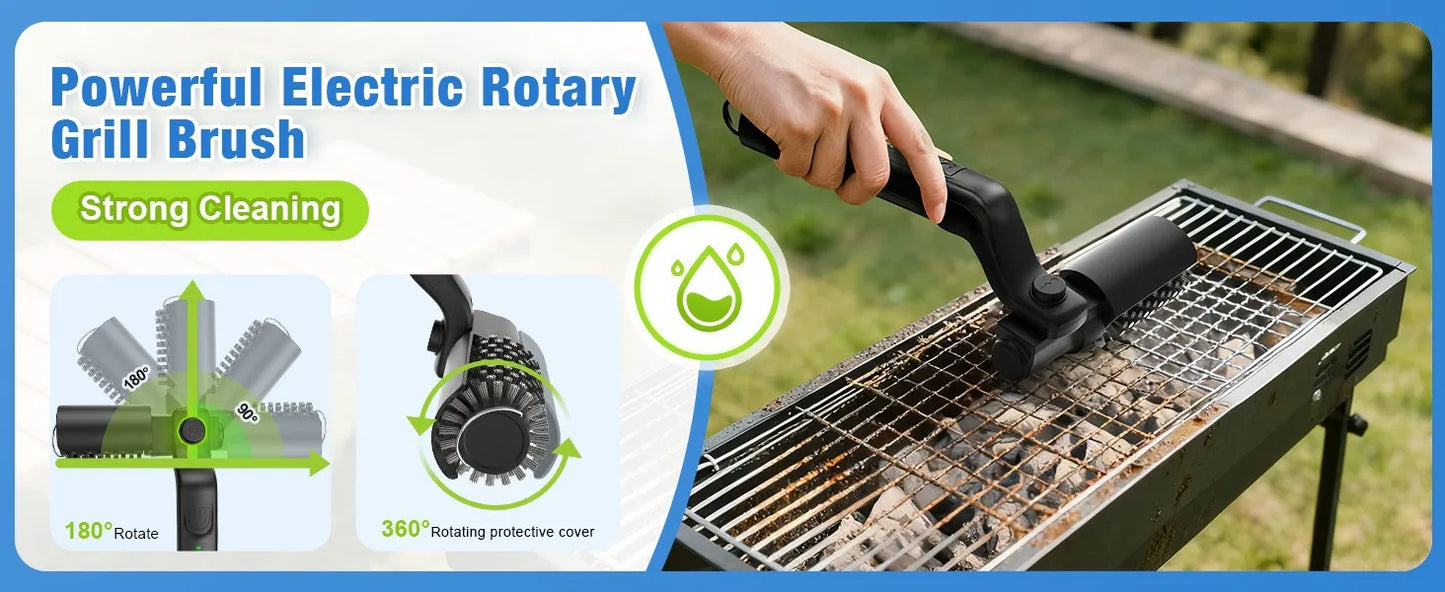 Electric Kitchen Grill Brush