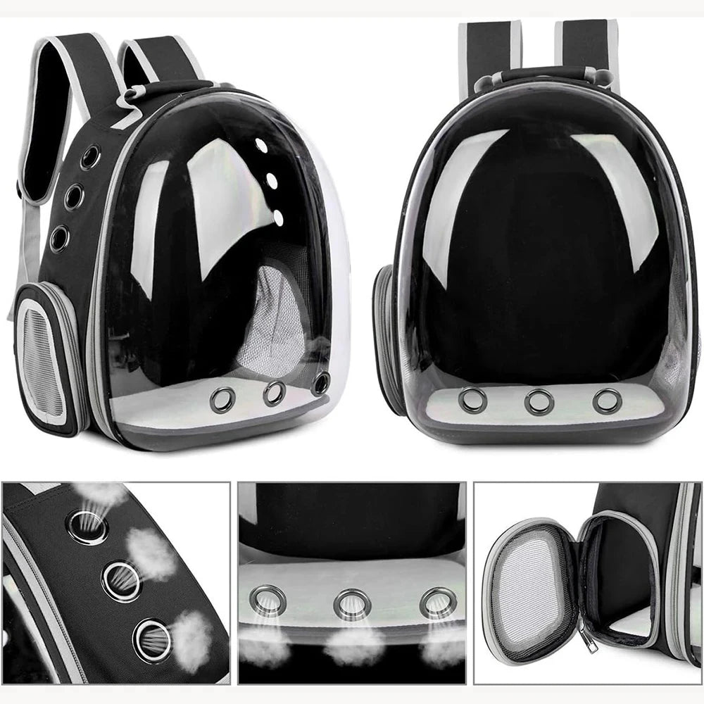 Pet Carrier Backpack Bubble Design
