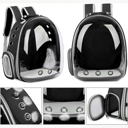 Pet Carrier Backpack Bubble Design