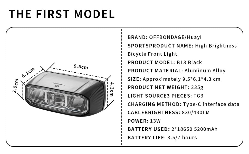 Bicycle Front Light