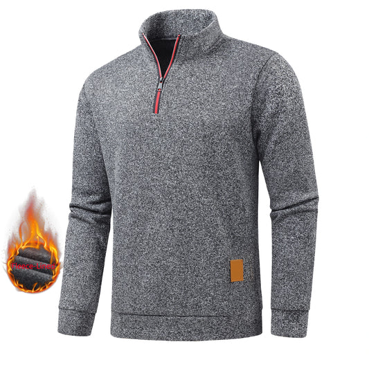 Autumn men's half-zip sweatshirts