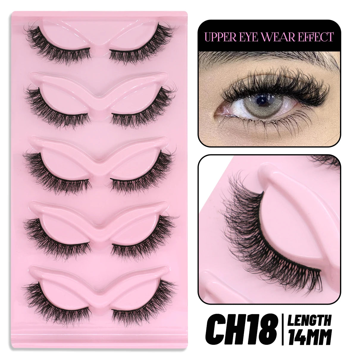 GROINNEYA Cat Eye Lashes