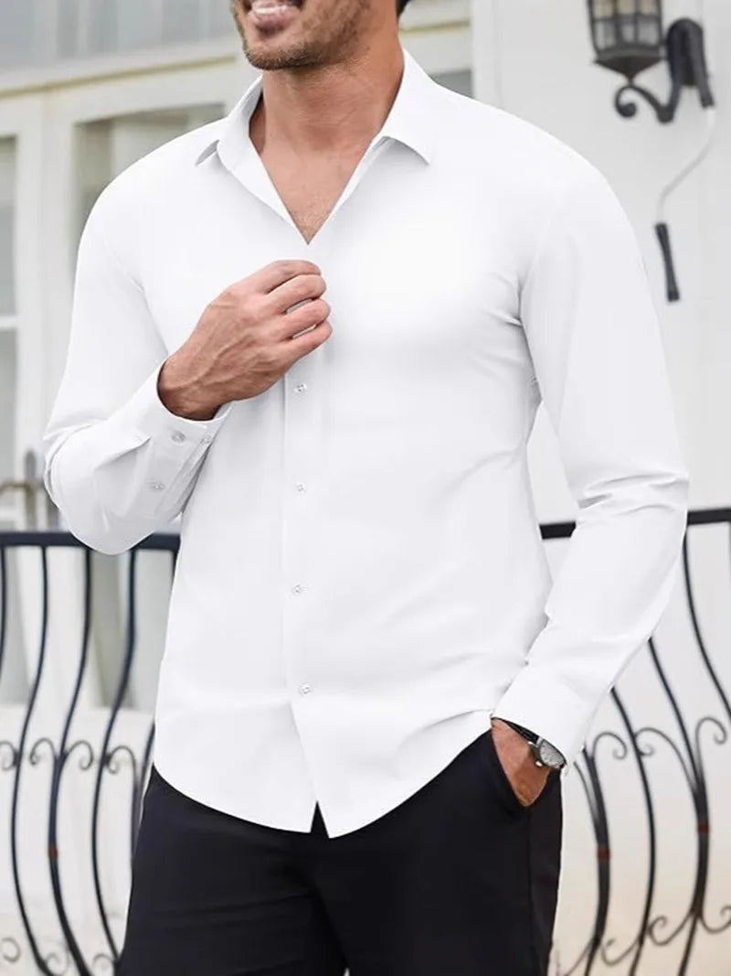 Elastic Long Sleeve Shirt