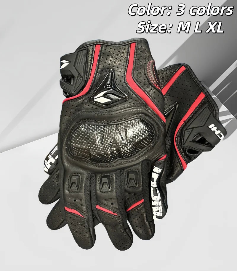 Leather Motorcycle Gloves