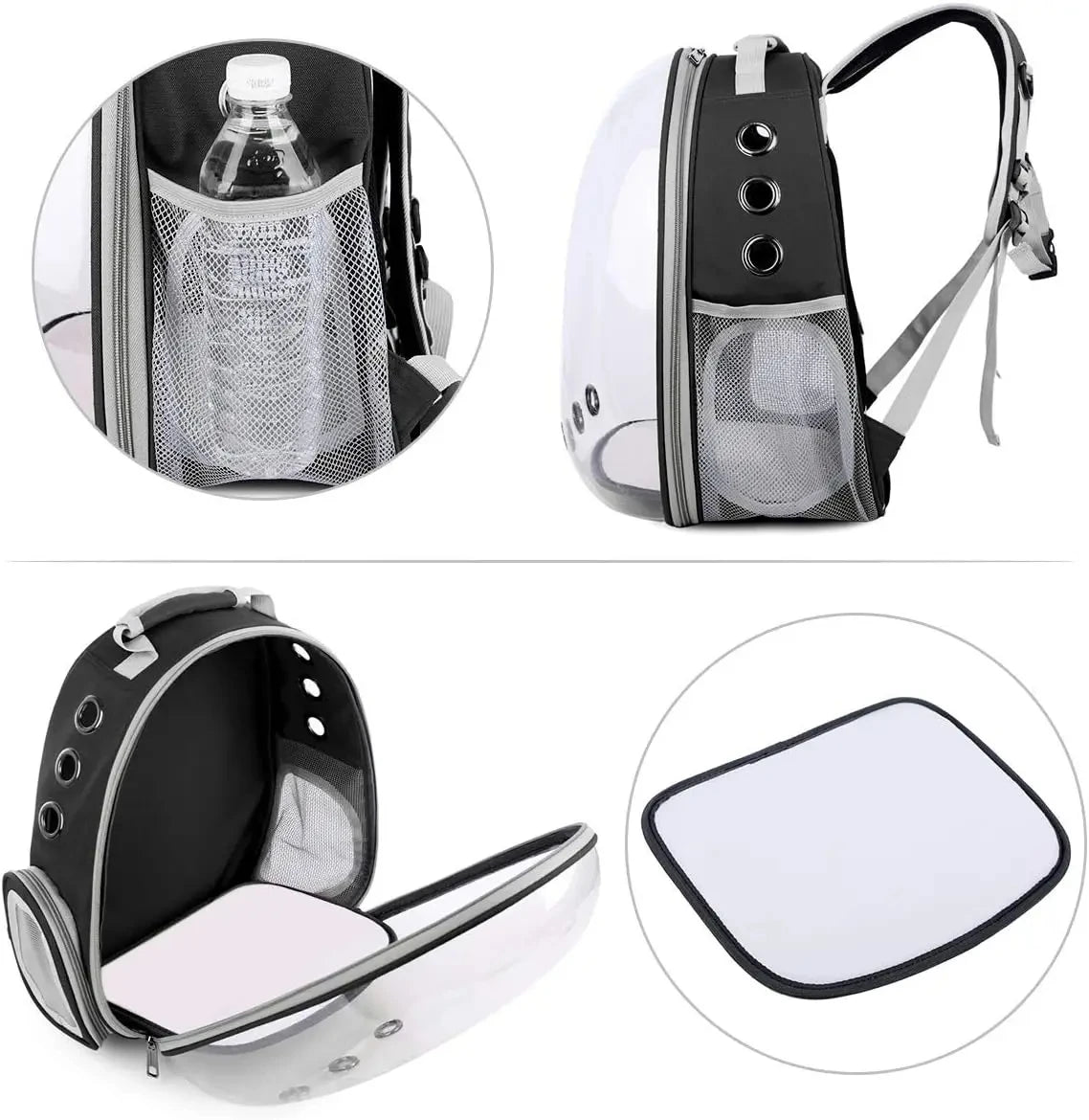 Pet Carrier Backpack Bubble Design