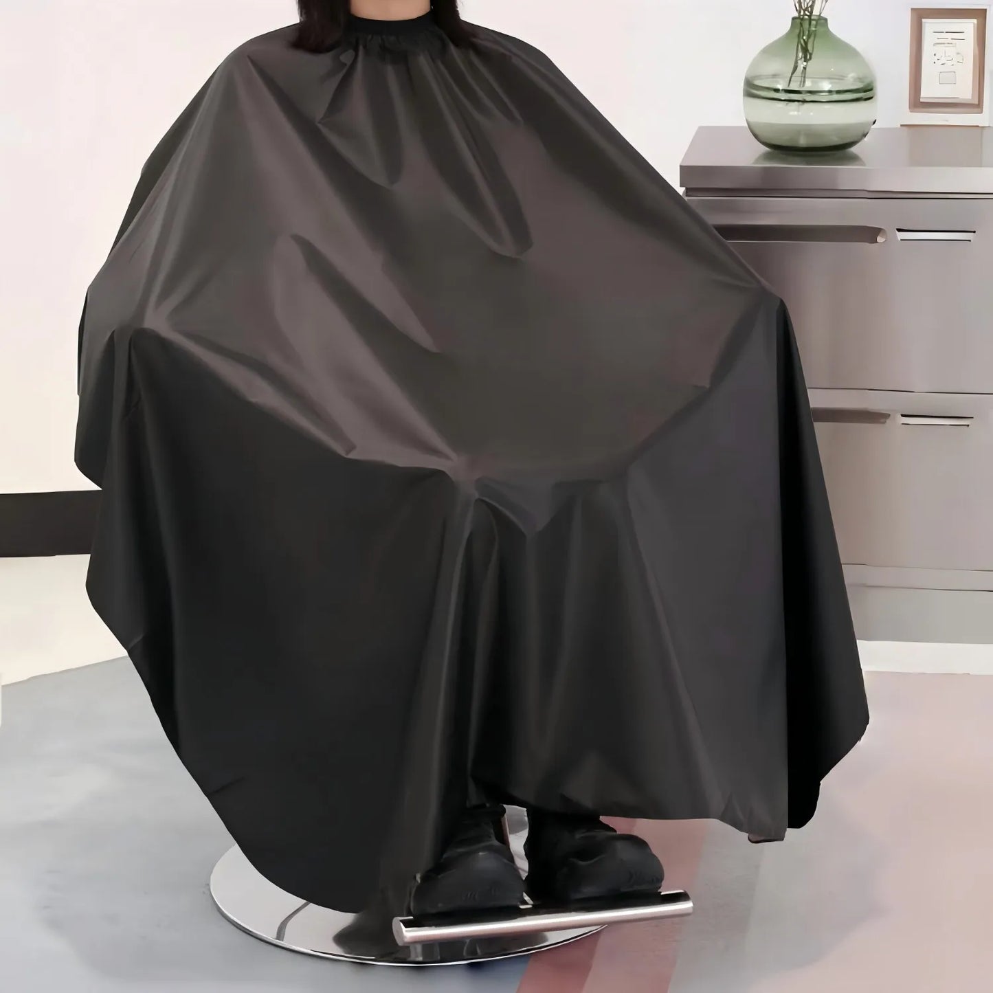 Black Salon Barber Cape