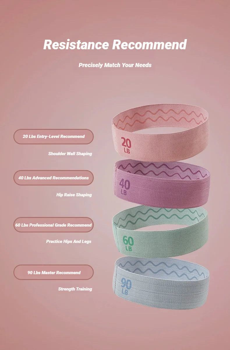 20-90LB Resistance Bands For Legs And Butt Hip Glute Thigh Booty Elastic Workout Fitness Strips Loops Yoga Gym Band Buttocks