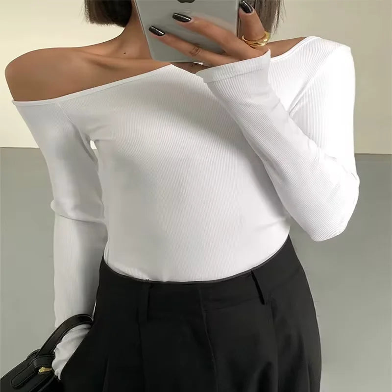 Skew Collar Off-shoulder