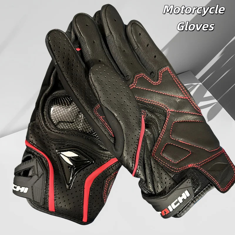 Leather Motorcycle Gloves