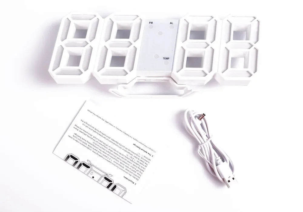 Table 3D LED Digital Alarm Clock