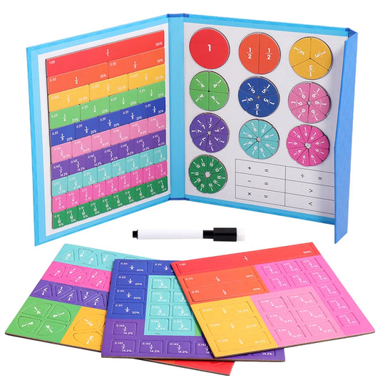 Math Mastery Magnetic Fraction Puzzles