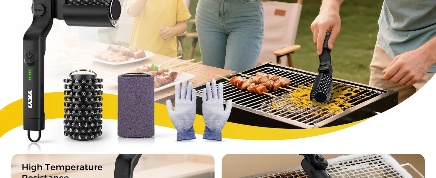 Electric Kitchen Grill Brush