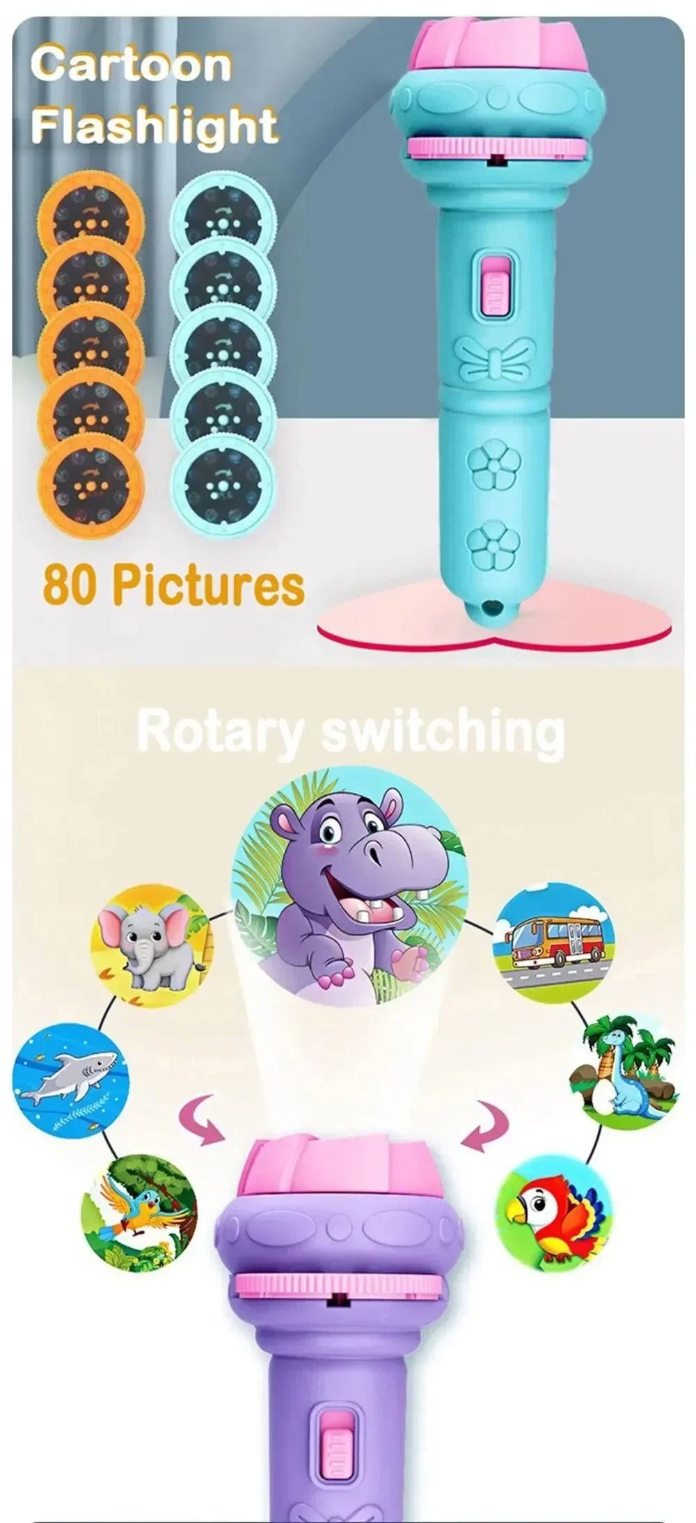 Kids Projector Flashlight