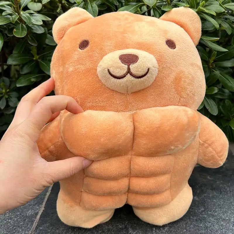 Cute Muscle Body Teddy Bear