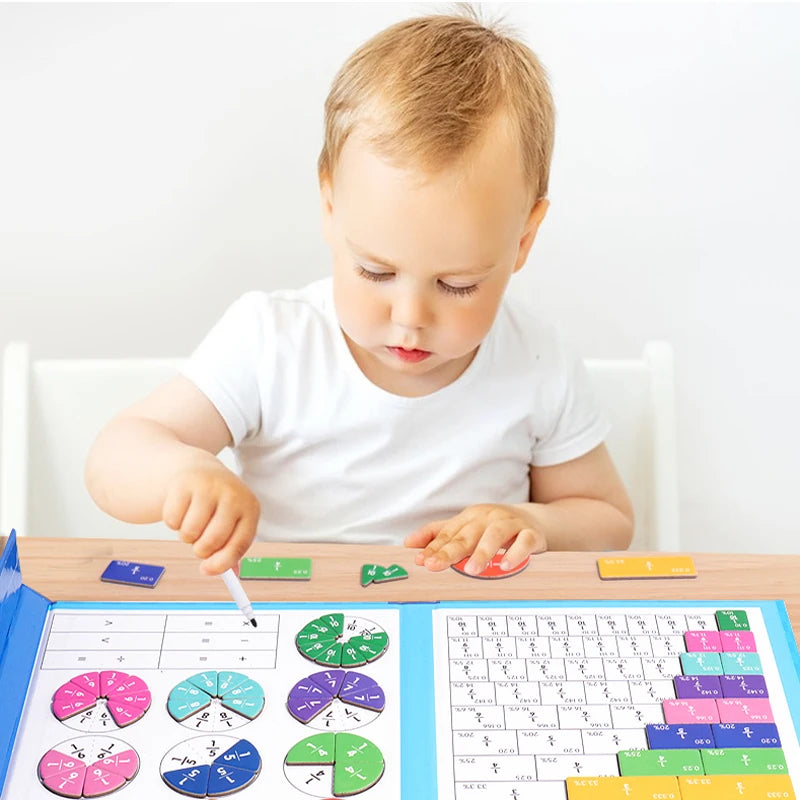 Math Mastery Magnetic Fraction Puzzles