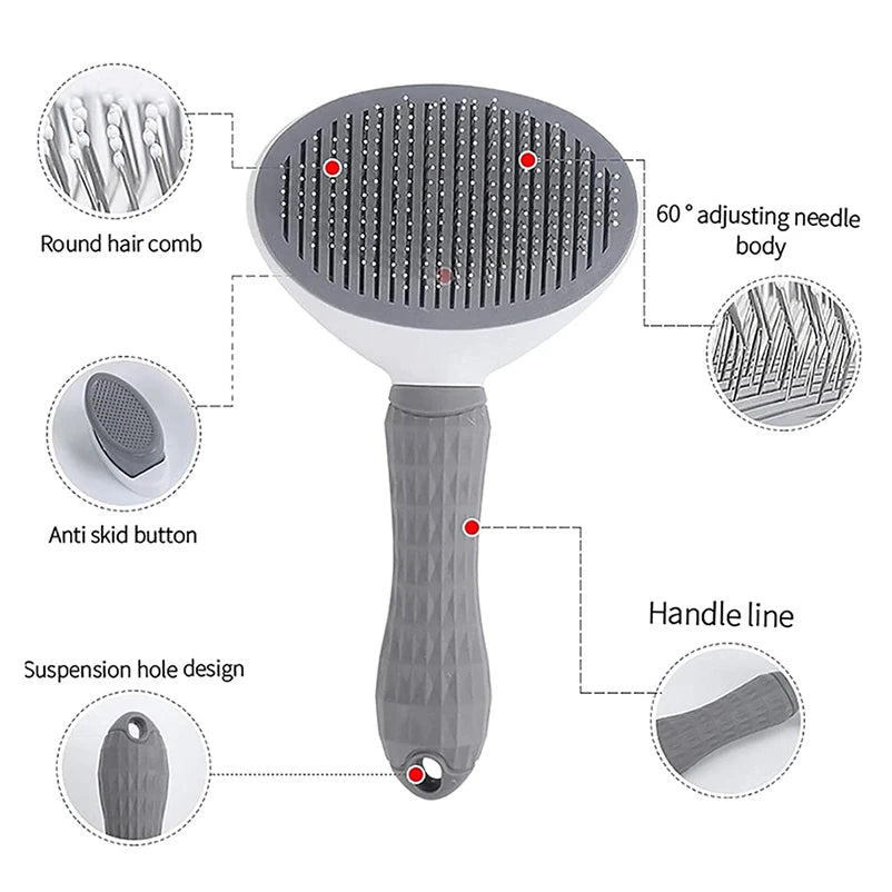 Pet Anti-Slip Grooming Brush