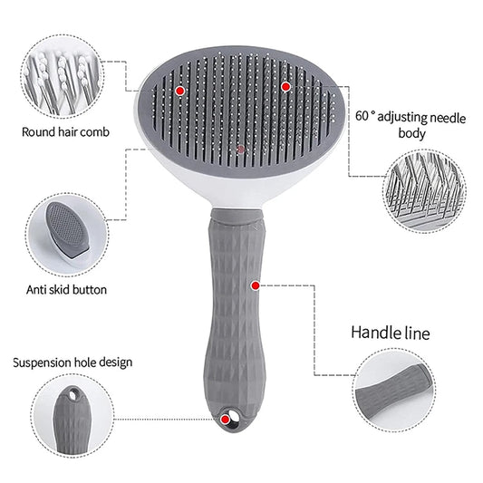 Pet Anti-Slip Grooming Brush