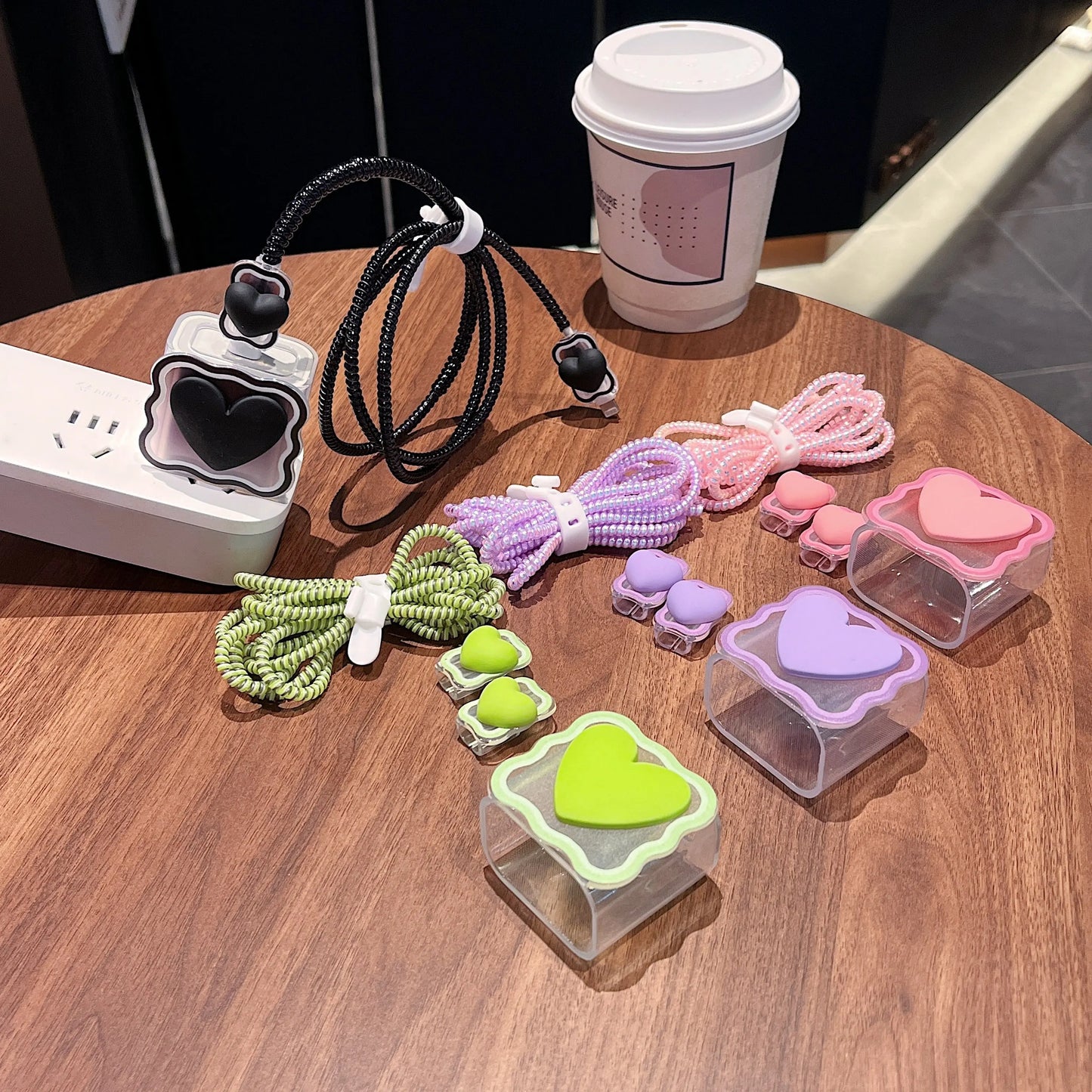 Love Heart Silicone Charger Cable