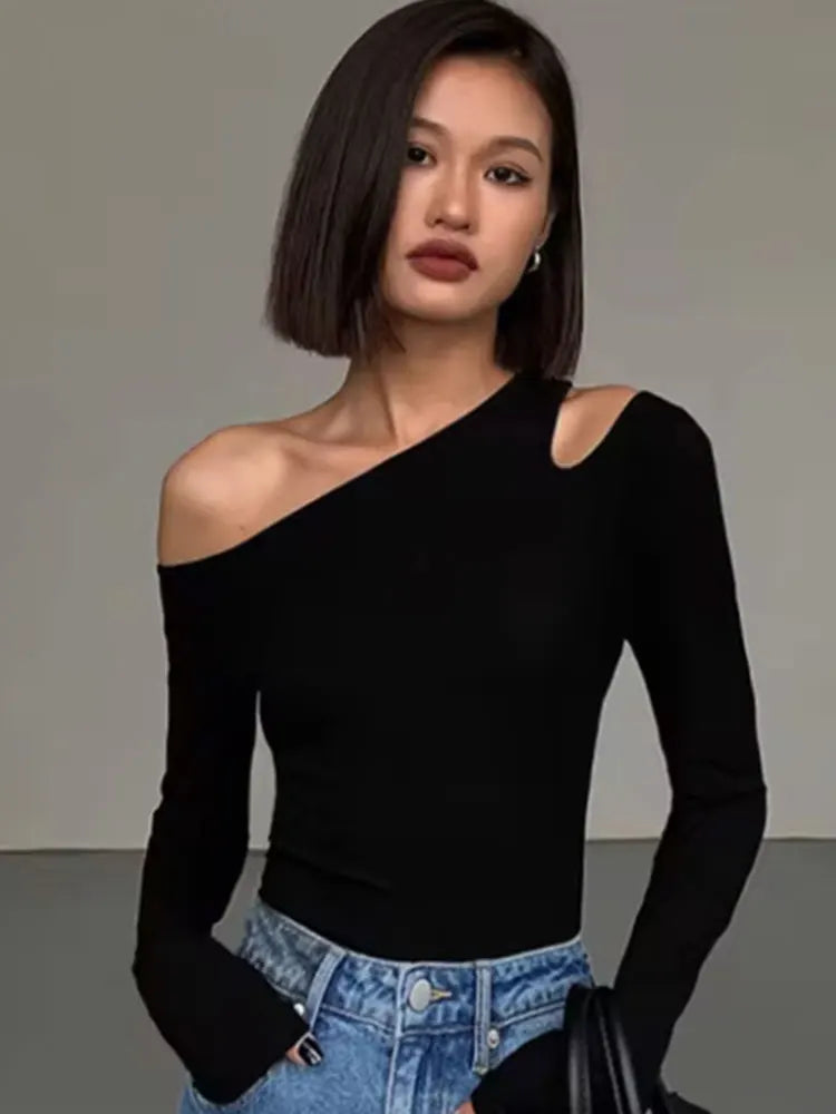 Skew Collar Off-shoulder