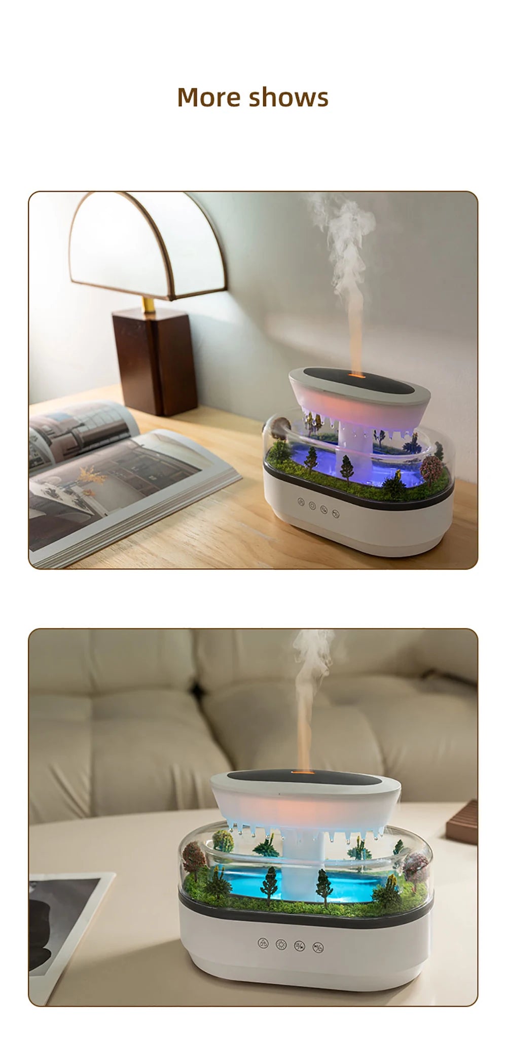 Aroma Humidifier Raindrop