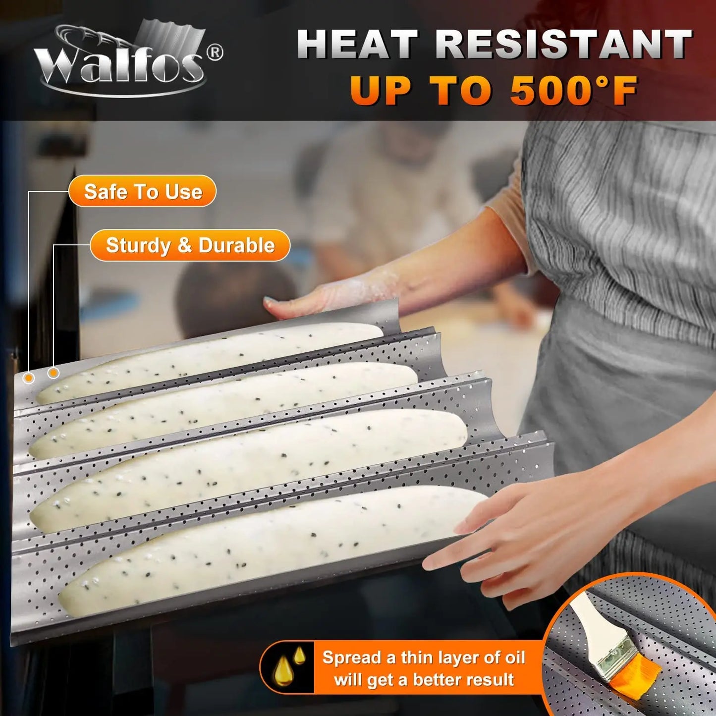 Baguette Bread Baking Mould