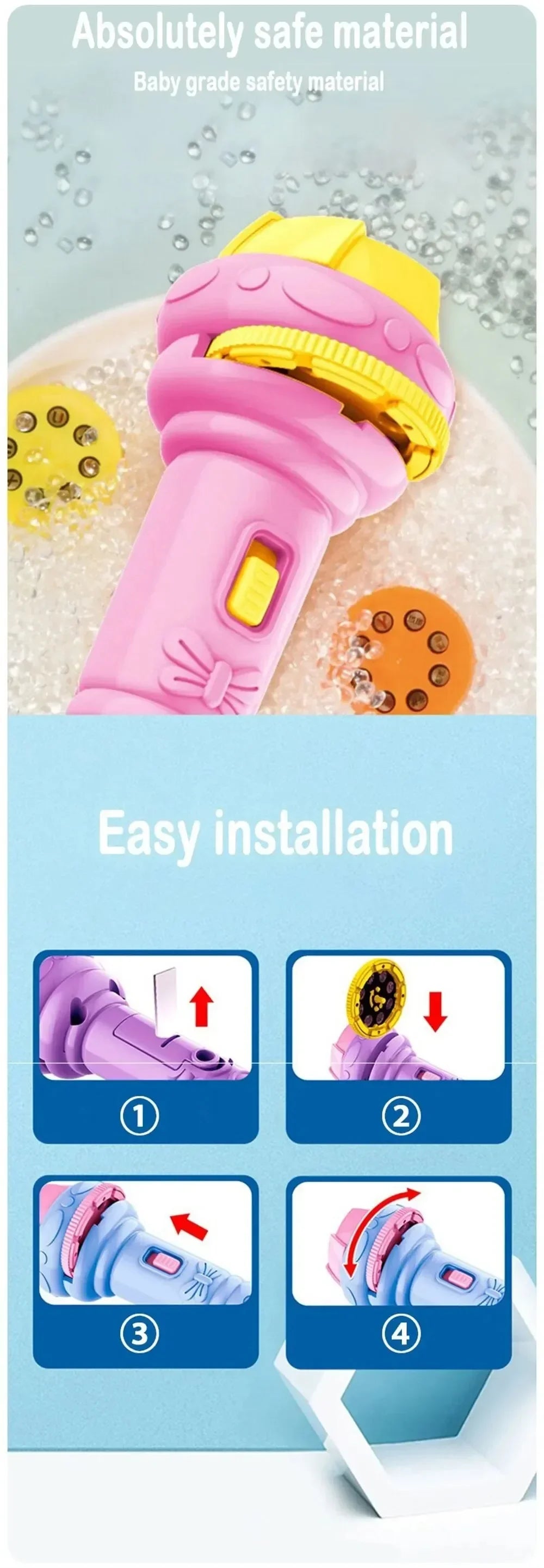 Kids Projector Flashlight